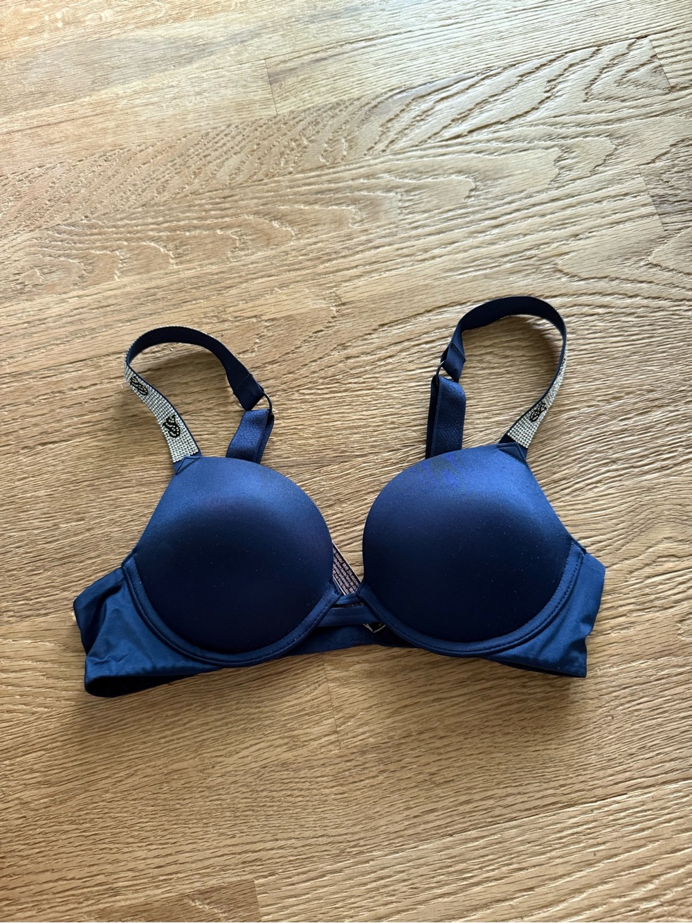 Victoria's Secret Navy Push-Up T-Shirt Bra